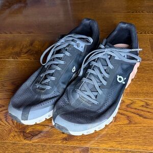 On Running Women’s Black and Pink Athletic Shoes